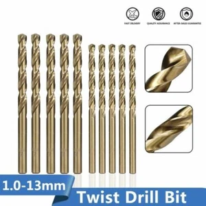 HSS Gold Cobalt Jobber Drill Bit - For Drilling Stainless Steel & Hard Steels - Picture 1 of 4