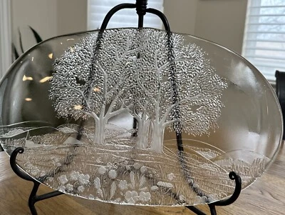 Bandeja para servir tres árboles Studio Nova vintage Alemania Foto 1 de 4