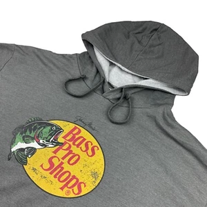 Bass Pro Shops Men's Pullover Hoodie Sweatshirt Gray • 2XL - Picture 1 of 6