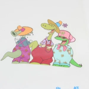 THE TERRIBLE THUNDERLIZARDS ANIMATION CELS LOT OF THREE CELS W/COA - Picture 1 of 6