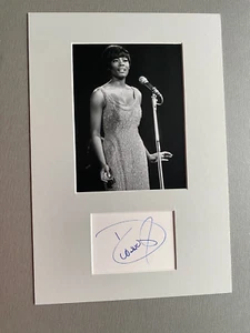 DIONNE WARWICK In-person signed Briefkarte/Passepartout 20x30 Autogramm - Picture 1 of 2