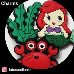 Juego de 3 dijes para zapatos Disney "Little Mermaid" - Imagen 1 de 2