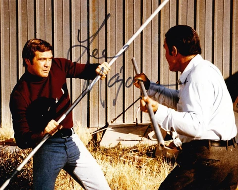 LEE MAJORS THE SIX MILLION DOLLAR MAN SIGNED 8X10 PHOTO AUTOGRAPH COA B Cover