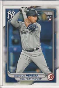 Everson Pereira (RC) 2024 Topps #93 MLB New York Yankees Outfielder - Foto 1 di 2