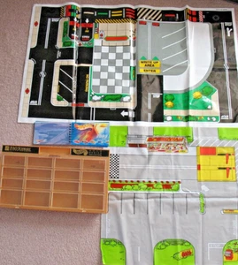 HOT WHEELS GOLD SERIES COLLECTION DISPLAY CASE & GUIDE, VINYL SPEEDWAY ROAD MAPS - Picture 1 of 13