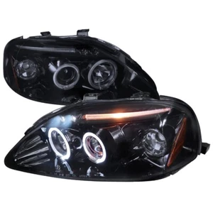 Faros proyectores ahumados de 2/3/4 puertas halos dobles para Honda Civic EK 99-00 - Imagen 1 de 5