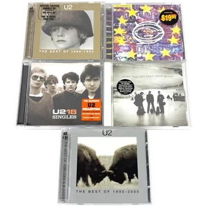 U2 CD Lot x5 The Best of 1980-1990 & B-Sides, Zooropa, U218 Singles - Picture 1 of 6