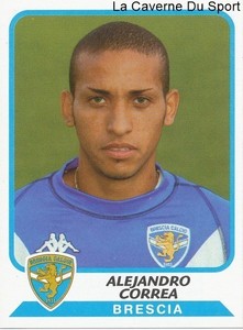 ALEJANDRO CORREA URUGUAY BRESCIA FOOTBALL STICKER FOOTBALLERS 2004 SANDWICHES