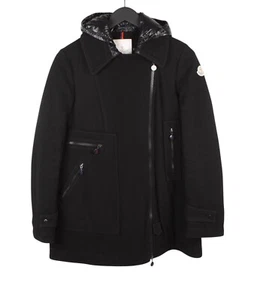 Original Moncler Byzance Damen Daunenmantel Wolle Größe 2 / S H5462 - Bild 1 von 10
