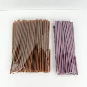 Vintage Melting Wax Sticks Lot Brown & Lavender Arts & Crafts Wax Melting - Picture 1 of 3
