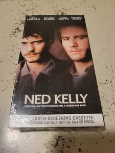 Ned Kelly (VHS, 2004) Brand New Sealed Watermarks Demo Tape Full Length Screener - Picture 1 of 6