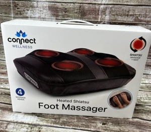 Masajeador de pies Connect Wellness Shiatsu con calefacción con niveles de calor y masaje - NUEVO - Imagen 1 de 3