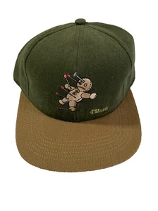 Vintage Blunt Skateboarding 1990s Snapback Hat Made in USA RARE Green Skate - Picture 1 of 11