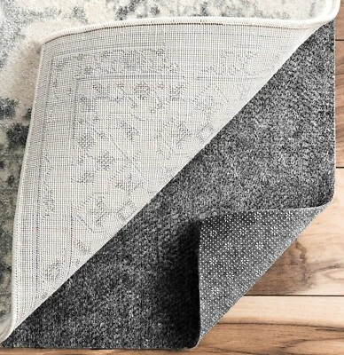 1/3" Thick Premium Non-slip Reduce Noise Carpet Mat Rug Pad for Hardwood Floor - Image 1 of 4