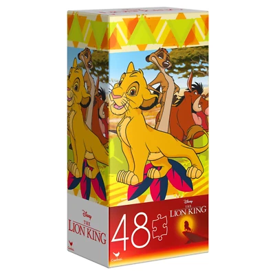 New 48 Piece Disney's The Lion King 11x 15 Inch Simba Pumpa Timon Jigsaw Puzzle - Image 1 of 4