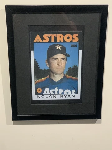 1986 Topps Nolan Ryan (Custom Mini Poser) Frame Not Included (READ) Cover