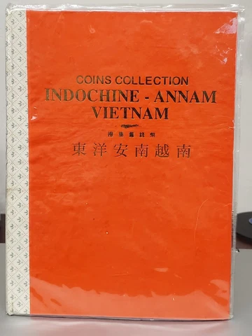 Vintage Coin Collection Indochina Vietnam 35 Coins Total Cover
