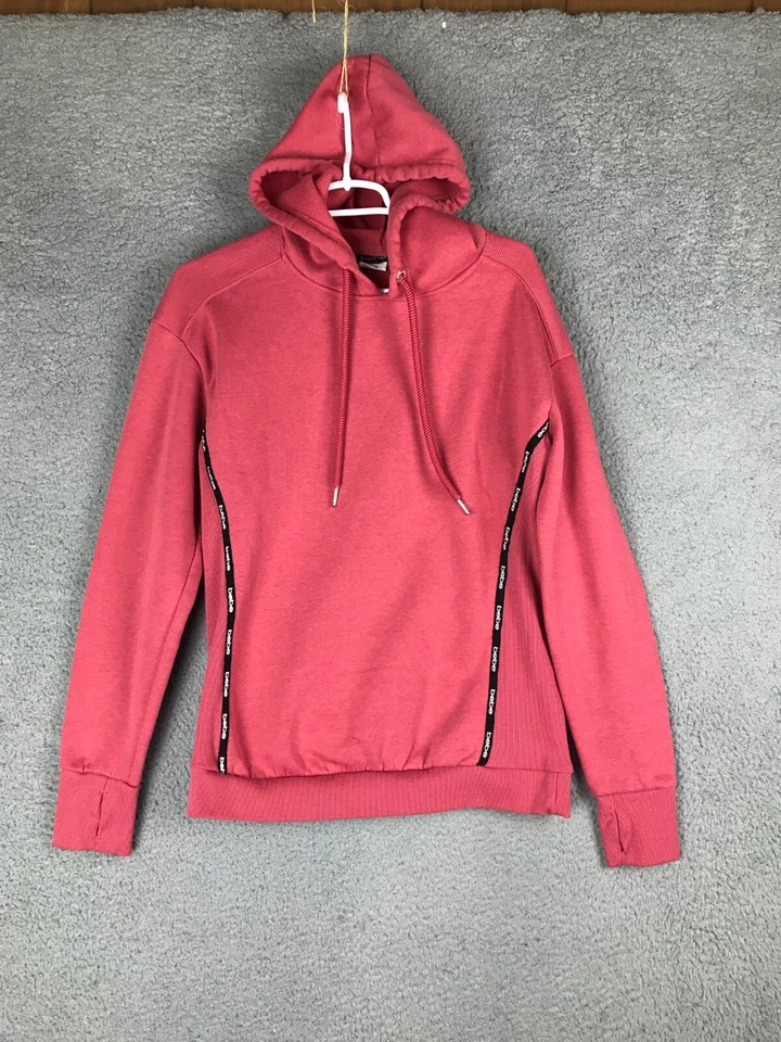 BEBE Sport Mujer Manga Larga Rosa Polar Sudadera con Capucha Talla M Foto 1 de 4