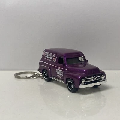RARE KEY CHAIN PURPLE FORD F-100 PANEL CUSTOM LIMITED EDITION 1955 Foto 1 de 2