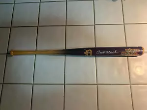 MINI BATE 18" JACK MORRIS AUTO FIRMADO A MANO TIGRES DE DETROIT 1984 - Imagen 1 de 8