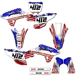 2022-2024 CRF 250 RX MERICA Usa Senge Graphics Kit Compatible with Honda - Picture 1 of 10