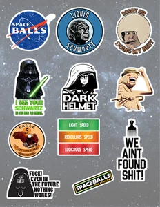 Pack de pegatinas Spaceballs - Imagen 1 de 1