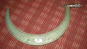 HELIOS FOWLER 10-11 IN MICROMETER W/ CARBIDE FACES .0001 GRADUATIONS GERMAN MADE - Picture 1 of 8