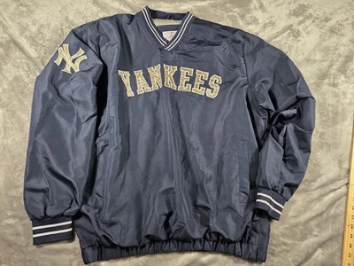 New York Yankees Stitched Pullover Lined Windbreaker G-III Sports Men Large - Image 1 of 4