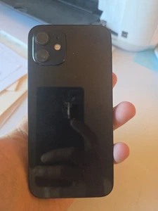 Apple iPhone 12 Black Unlocked 64 GB for repair or parts # 047 - Photo 1 sur 7