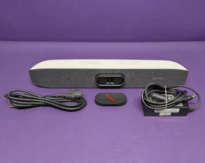 Polycom Poly Studio R30 4K Video Bar w/ Power Supply Camera Cover 2201-69390-101 - Picture 1 of 7