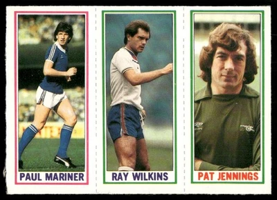 1981 Topps English League EPL Pat Jennings/Ray Wilkins/Paul Mariner - Image 1 of 2