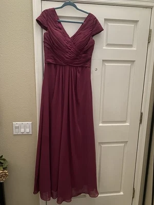 Vestido formal de dama de honor, graduación talla aproximada 10 Foto 1 de 4