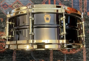 Ludwig Black Beauty LB416BT 14x5" Brass Snare Drum, Brass Hardware - Picture 1 of 8