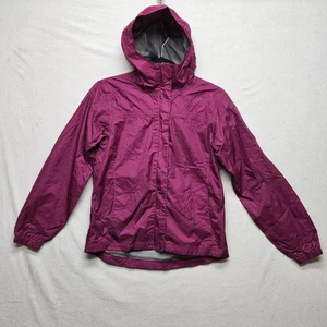 Columbia Jacket Youth 14/16 Purple Waterproof Packable Hooded Rain Coat Outdoor - Picture 1 of 11