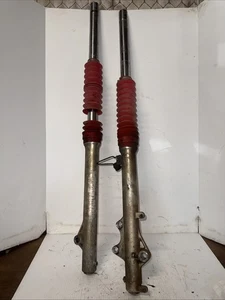 1984 YAMAHA XT250 DIRTBIKE TAKE OFFS AHRMA FORK TUBES - Picture 1 of 4