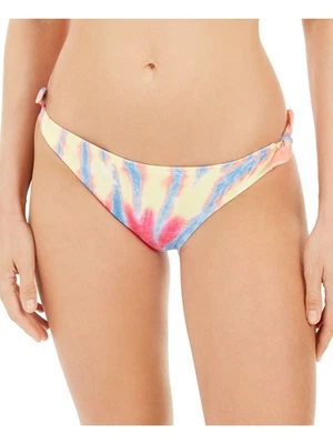TOMMY HILFIGER Women's Pink Stretch Bikini Side Tie Hipster Swimsuit Bottom L - Image 1 of 4