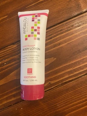 Andalou Naturals 1000 Roses Soothing Body Lotion 8 oz Liquid NEW - Изображение 1 из 4