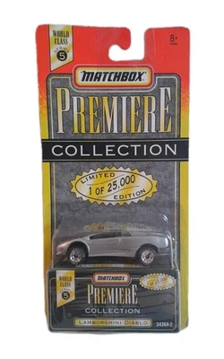 Matchbox Premiere Collection Серебро LAMBORGHINI DIABLO Мировой Класс Серия 5 - Изображение 1 из 3