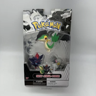 Базовая фигурка Pokemon упаковка 3 шт. - черно-белая серия 1 - 2011 Jakks Pacific - Изображение 1 из 4