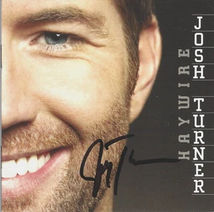 Josh Turner ECHTES handsigniertes Haywire CD Cover #1 COA handsigniert Country Sänger - Bild 1 von 2
