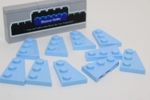 Lego (c) 10x Platte - Eckplatte Flügel 3x2 - 43722 - hellblau - Keil rechts - Bild 1 von 1