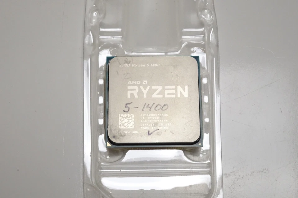 AMD Ryzen 5 1400 4 Core 8 Thread 3.2GHz AM4 CPU - Image 1 of 1