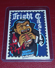 2023 Topps WACKY PACKAGES APRIL FOOLS "FRIGHT CASTLE" SKETCH ART CARD 1/1 KIMBER
