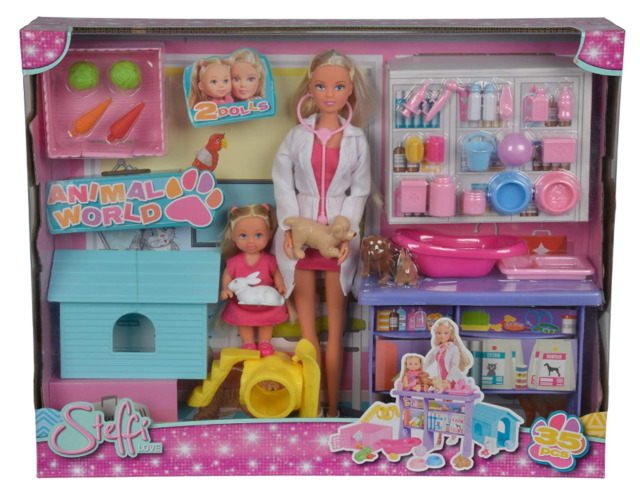 Boneca Steffi Grávida Familia Feliz Estilo Barbie Ken bebê