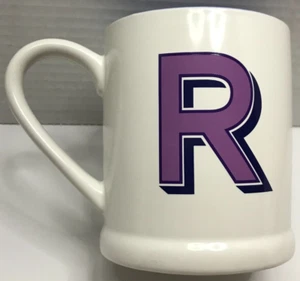 Indigo Coffee Mug, Letter "R", Beautiful !ndigo Mug Dishwasher & Microwave Safe - Bild 1 von 5