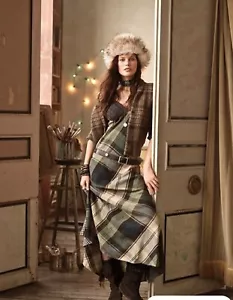 Denim & Supply Ralph Lauren Women's New Plaid Cotton Halstead Maxi Dress XS - Picture 1 of 9