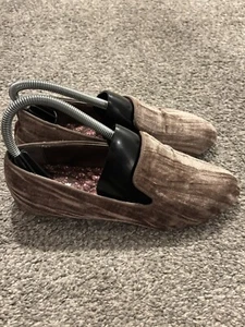 Birdies Brown Moonstone Crushed Velvet The Starling Loafer Flats Women's Size 6 - Picture 1 of 8