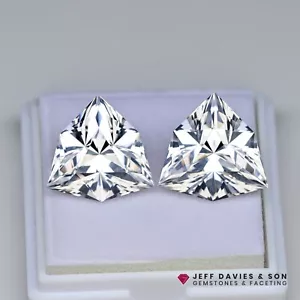 Precision Cut - 38.86tcw LAB White Sapphire - Bagdasarov HDSM - Picture 1 of 2