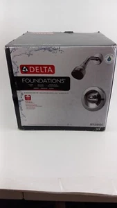DELTA Foundations B112915C Chrom Duschkopf und Ventil Montage Set NEU im Karton - Bild 1 von 5