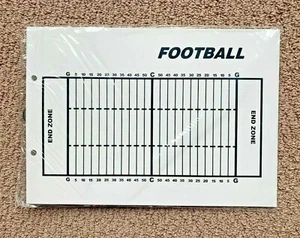 Linwood Football Coaching Board! Coach Coaches Clipboard Dry Erase 9x13 Field - Imagen 1 de 2